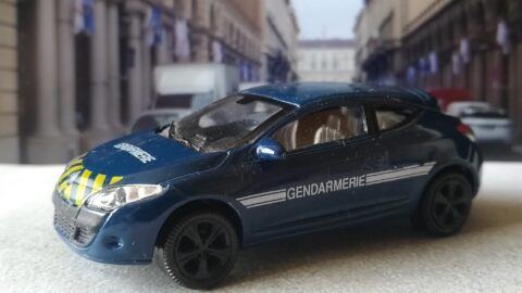 220524 - Splann ! Norev Renault Mégane coupé gendarmerie Crédits Crash71100 by Flickr
