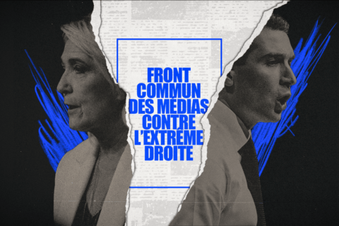 Front commun des médias contre l'extrême droite Crédits Justine Vernier