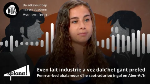 Lizher-kelaouiñ _ Aber Ac’h, ar red-dour saotret gant dour distaolet gant an uzin laezh Even #20